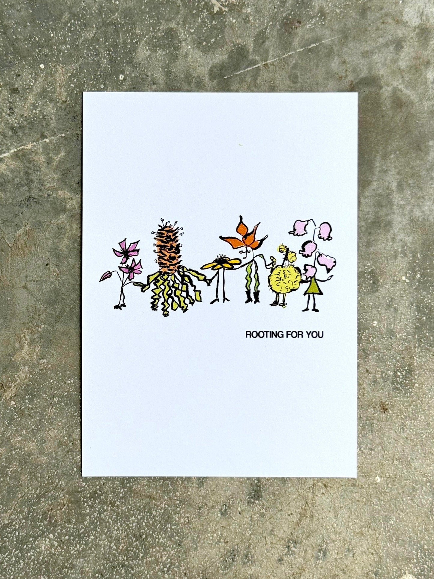 "Rooting for You" Postcard