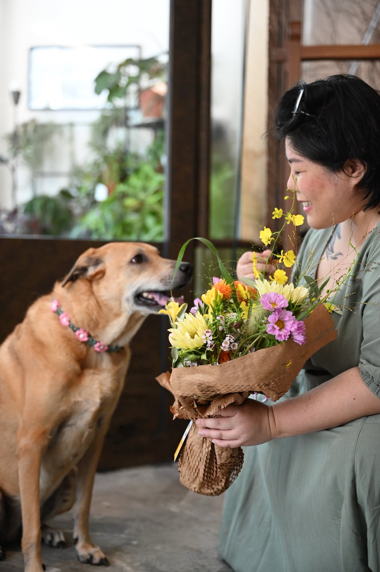 a.corded Flora Collars