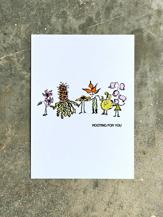"Rooting for You" Postcard